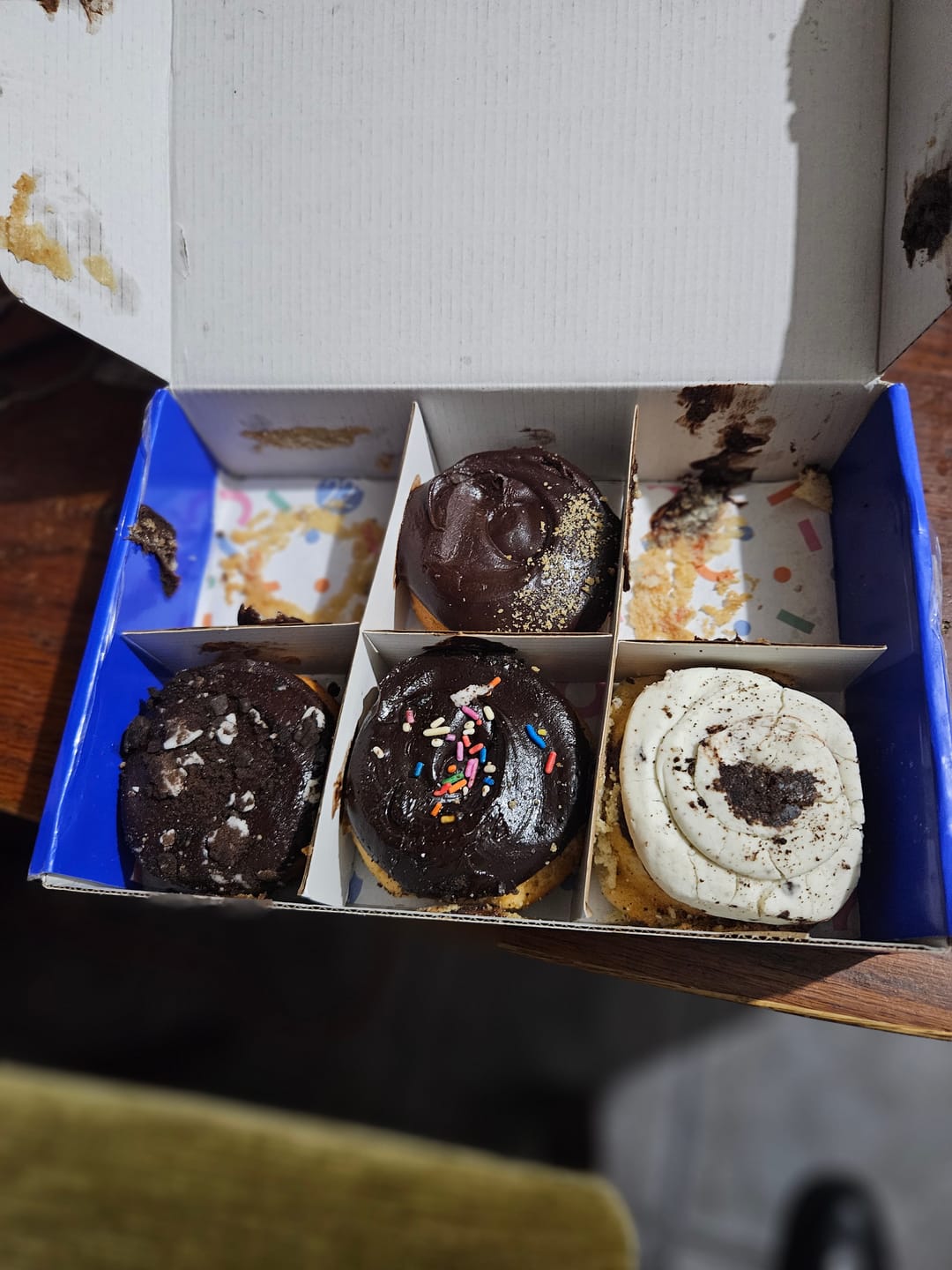 Customer photo review of The Baked Choccy Box