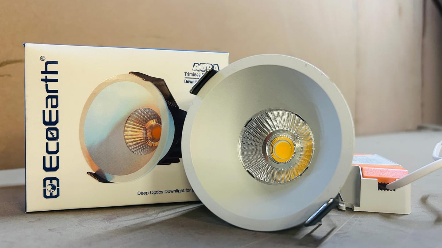 Customer photo review of EcoEarth Aura Trimless Deep COB Light | Diwali Festival Sale