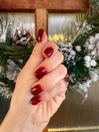 Customer photo review of Diamond White Dipping Powder