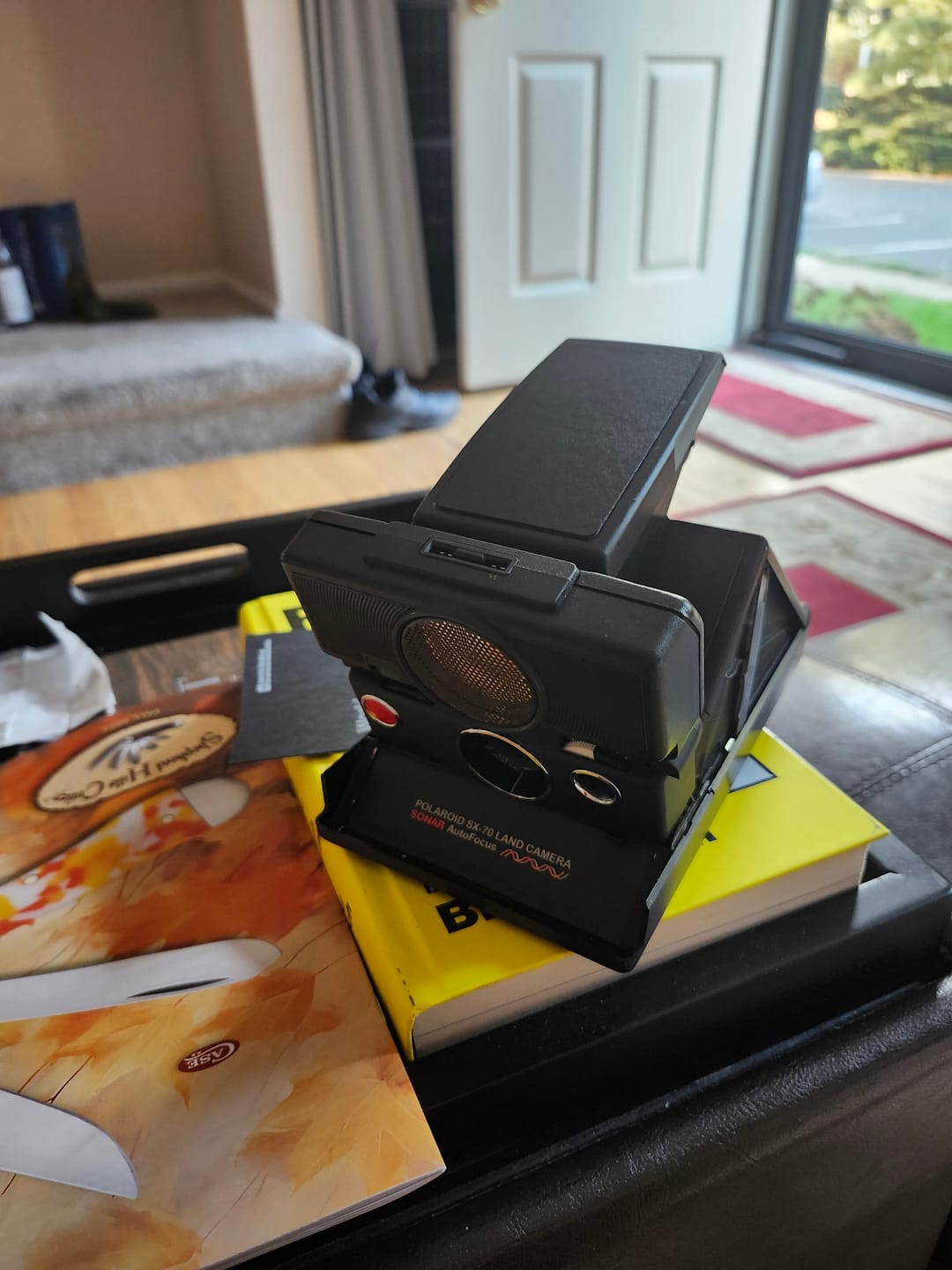 Customer photo review of Polaroid SX-70 Sonar Autofocus Black Folding Instant Film Camera