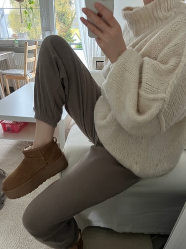 Customer photo review of Meli Strick Pullover - Beige