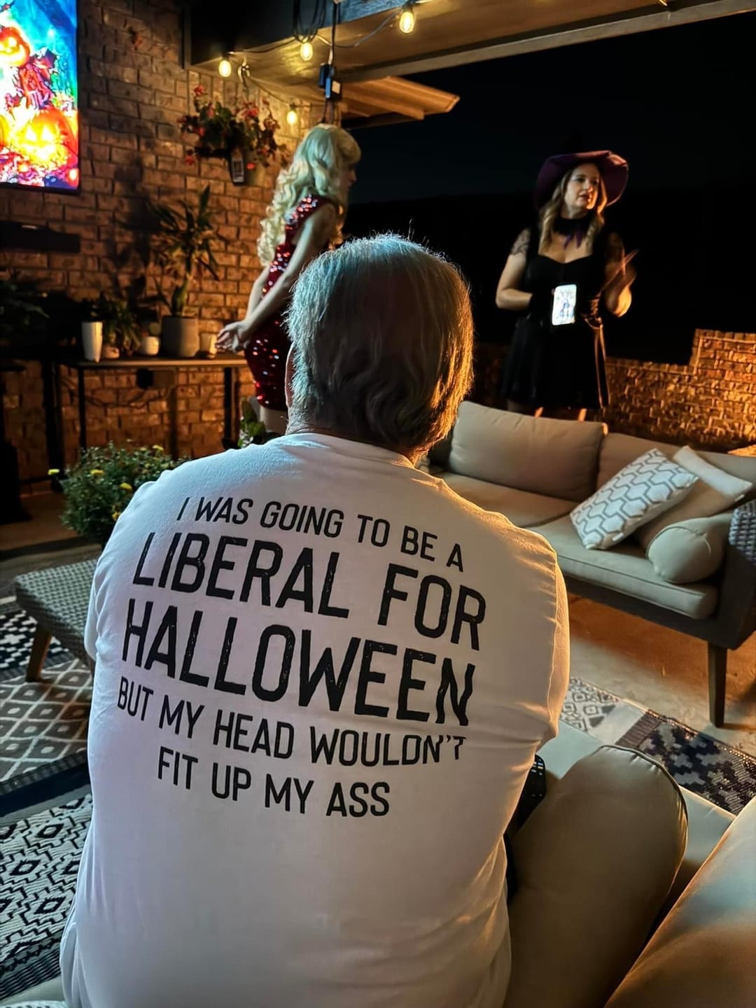 Customer photo review of Liberal for Halloween