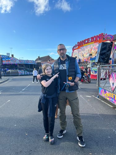 Customer photo review of Box Tee