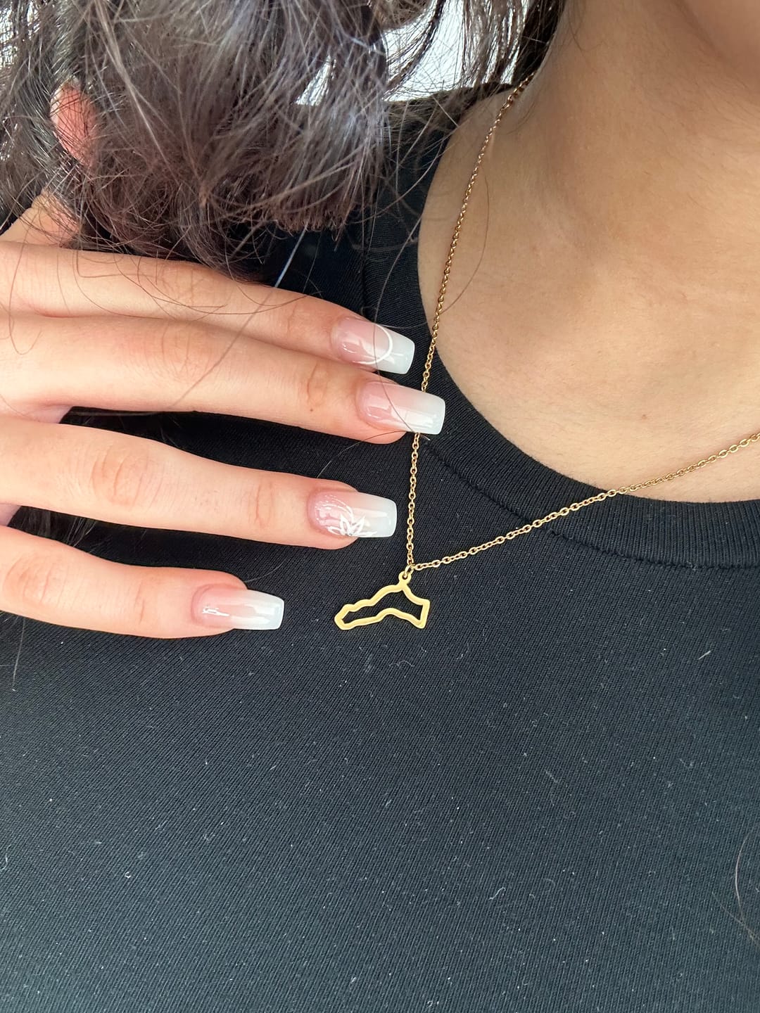 Customer photo review of Nations Kette | 18K vergoldet | Filigran