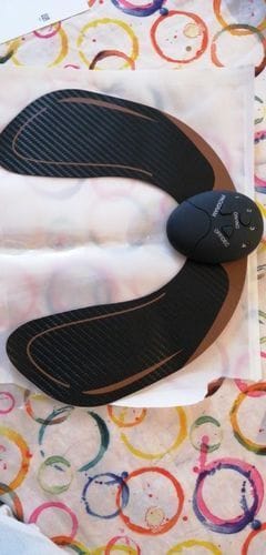 Customer photo review of Elettrostimolatore muscolare e addominale