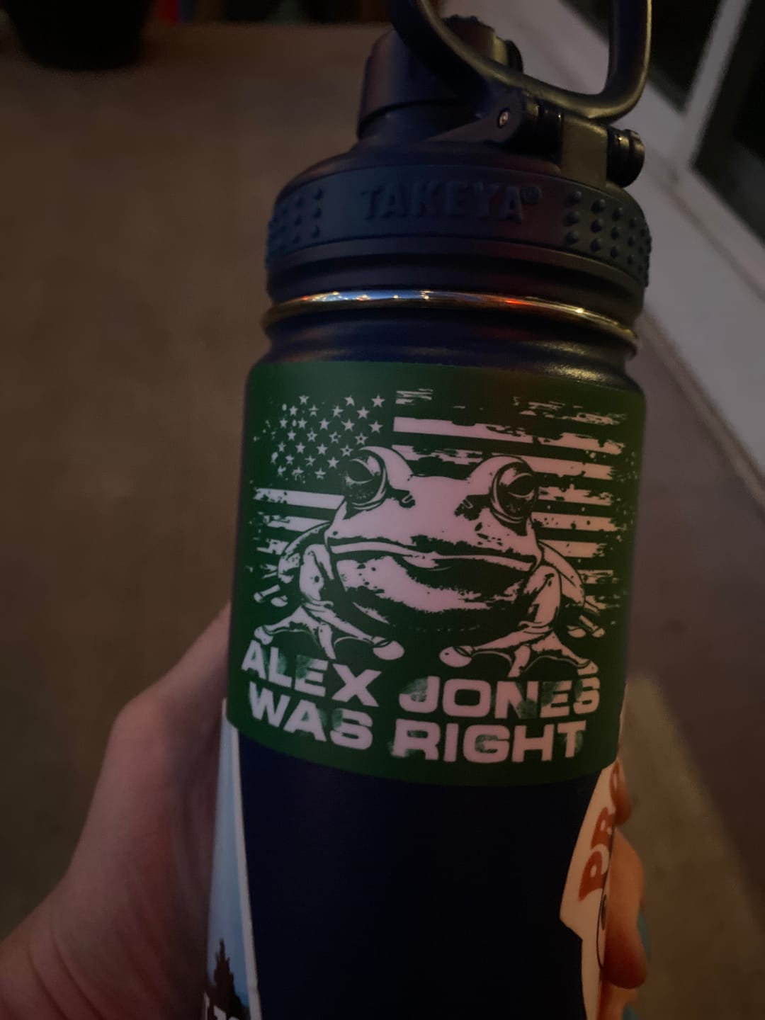 Customer photo review of Alex Jones Was Right Decal
