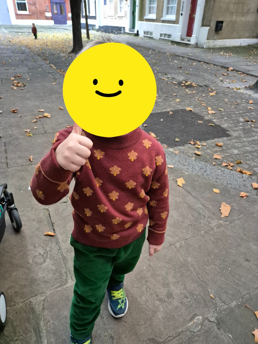 Customer photo review of From One To Another Autumn Leaf Knitted Jumper