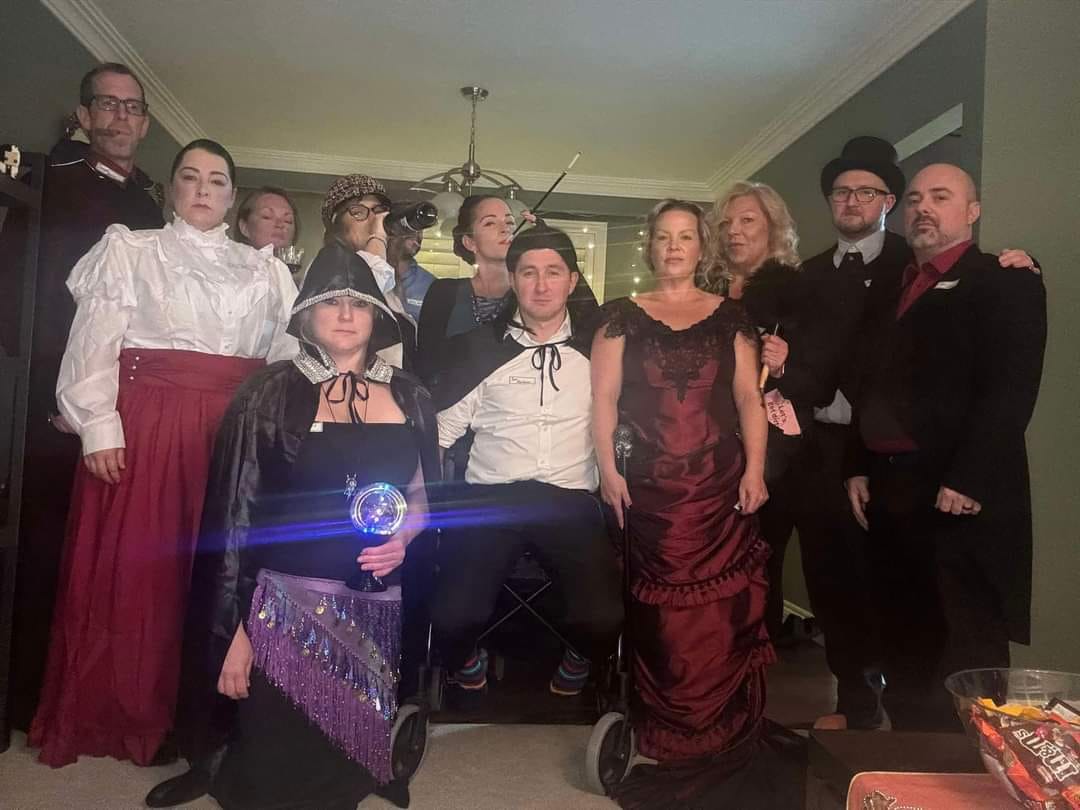 Customer photo review of Sherlock Holmes Murder Mystery Host Your Own Game Kit