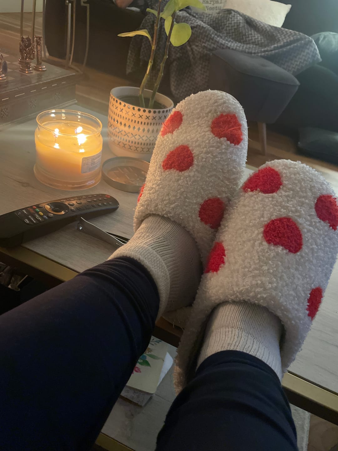 Customer photo review of Lover's Plush Slippers