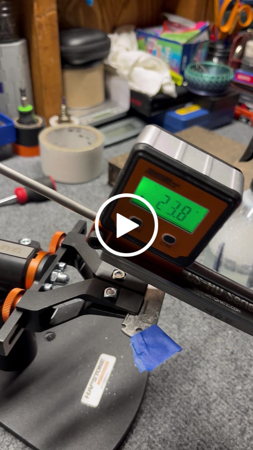Customer video review of Hapstone RS Knife Sharpener