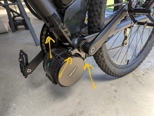 Customer photo review of Bafang 48V 750W BBS02B Bafang Mid Drive eBike Conversion Kit 68-73mm