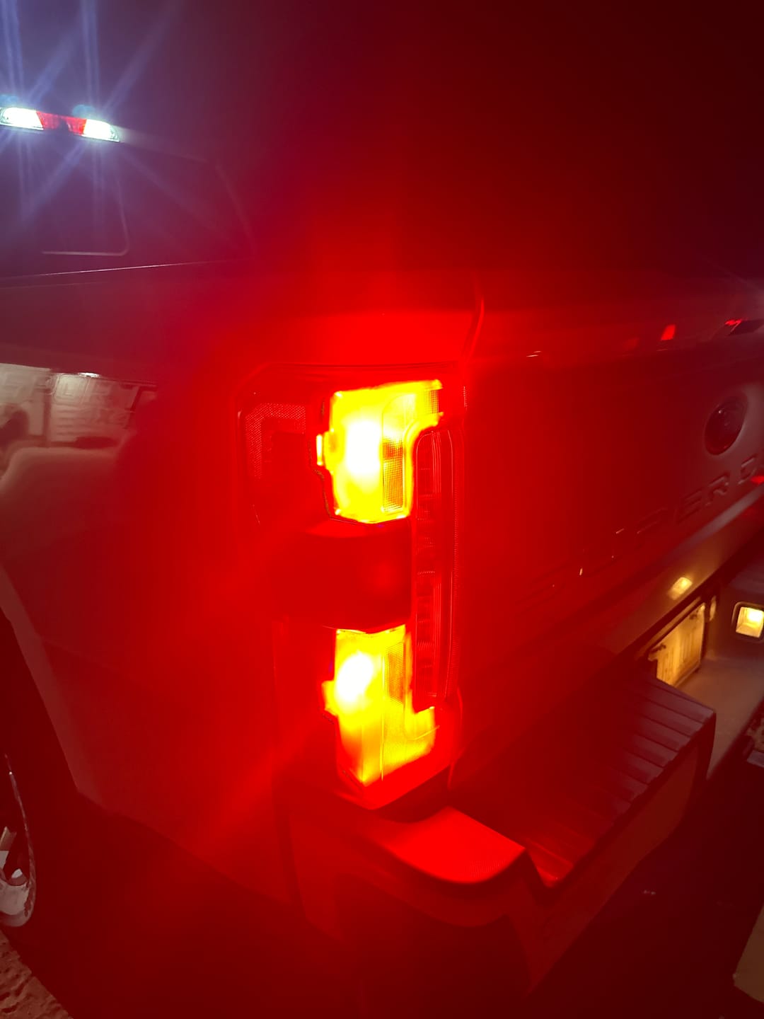 Customer photo review of LED Taillight Bulbs (Resistor-Free) for 2023+ Ford Super Duty
