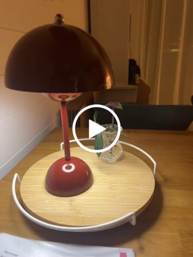 Customer video review of Bordslampa - Svamplampa Flowerbud - Batteridriven 5000 mAH