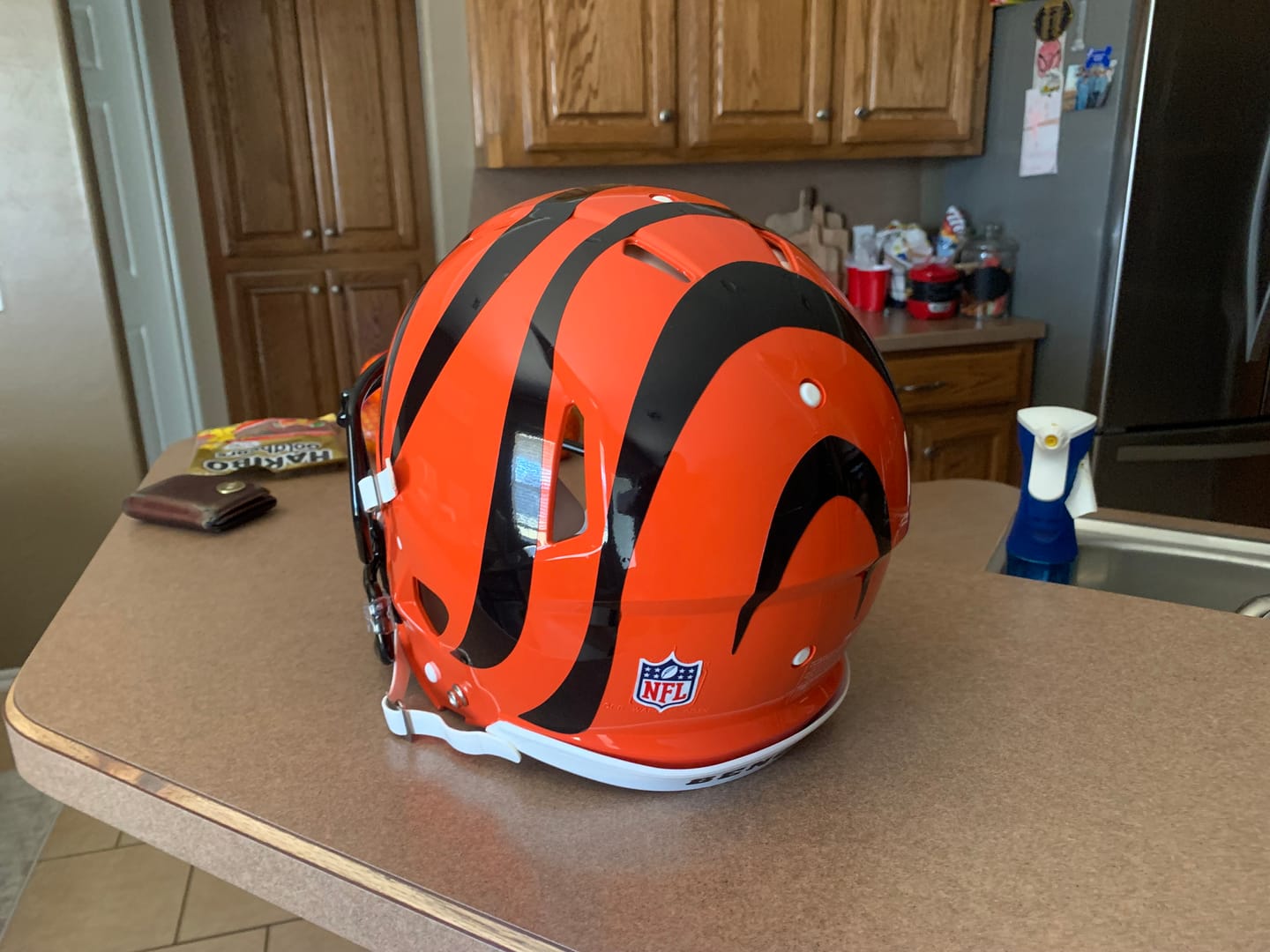 Customer photo review of Cincinnati Bengals Riddell Speed Authentic Helmet