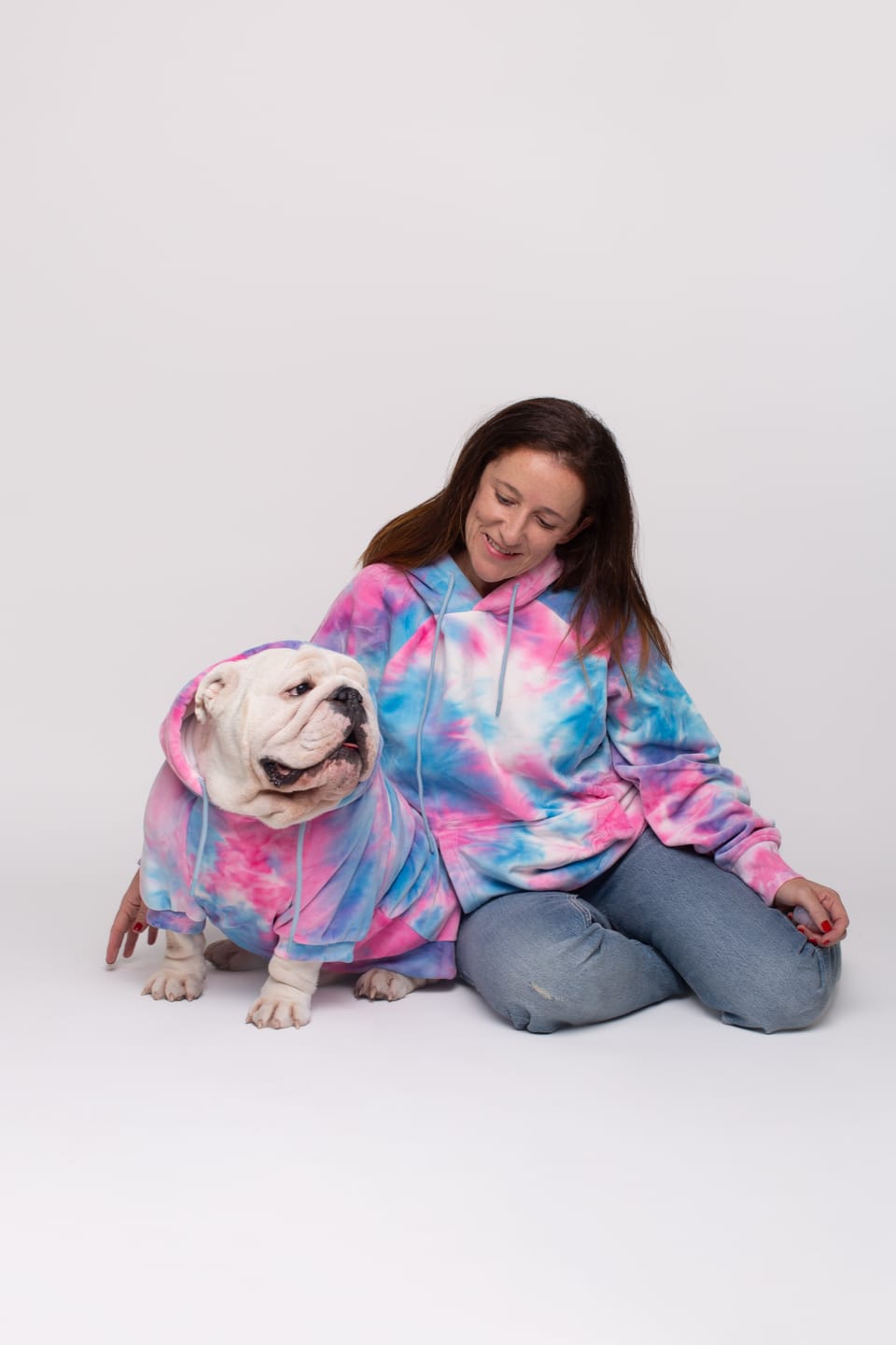 Customer photo review of Velvet Human Hoodie - Snow Cone