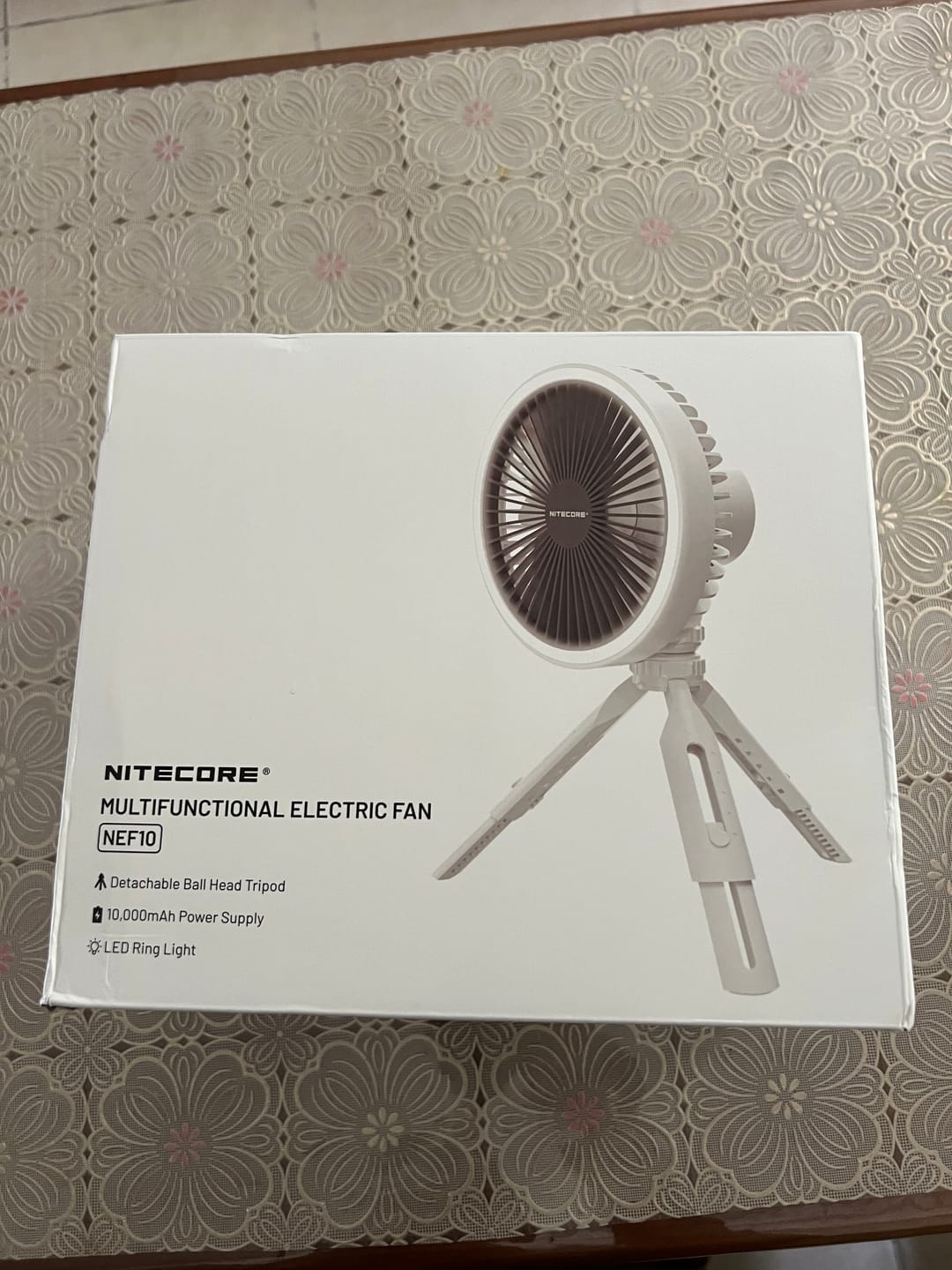 Customer photo review of NEF10 - LED Fan (10,000mAh)