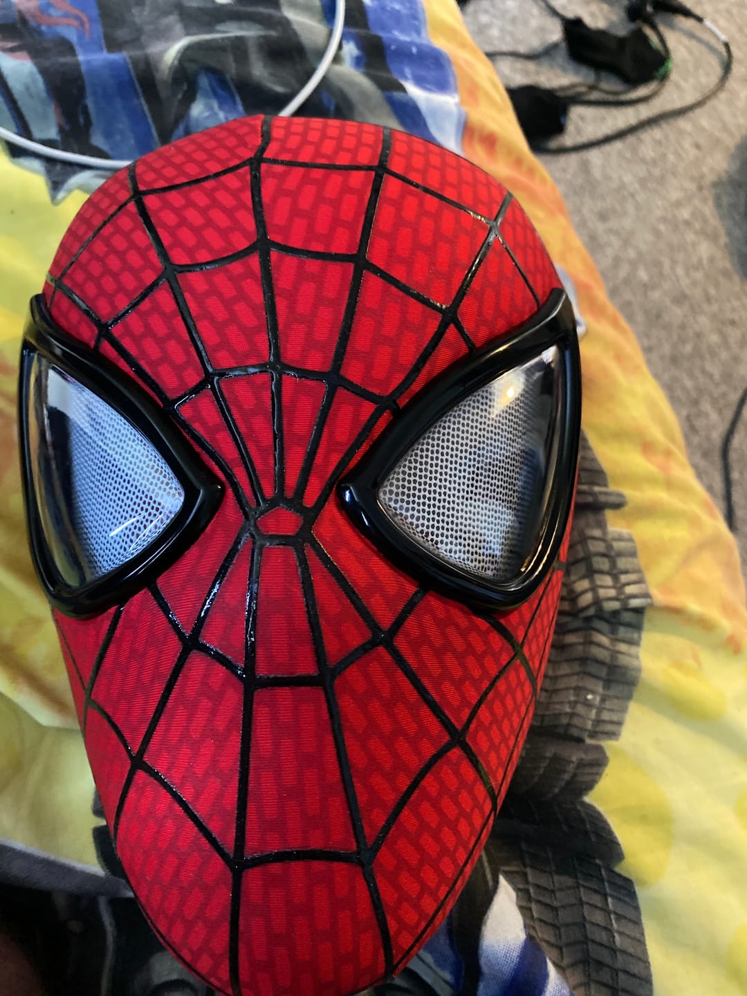 Customer photo review of SpideyJunky™ TASM 2 Spidey Mask