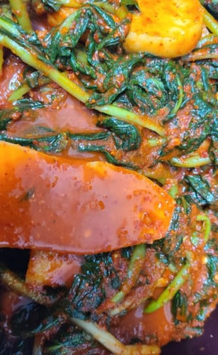 Customer photo review of [전라도 금치] 총각김치 1kg – 알타리김치 [원산지: 국산]