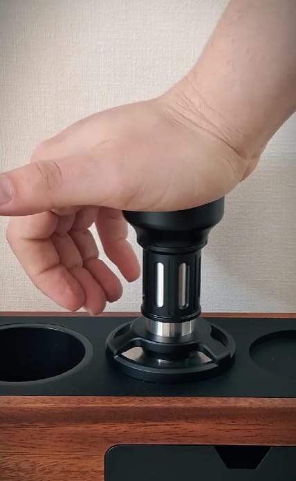 Customer photo review of MHW-3BOMBER YU Series Force Impact Coffee Tamper