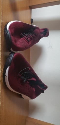 Customer photo review of Ortho Stretch Cushion Shoes - Red