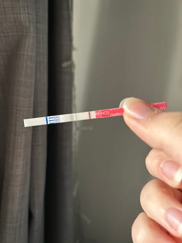 Customer photo review of Pregnancy Test Strips (Ultra-Sensitive)