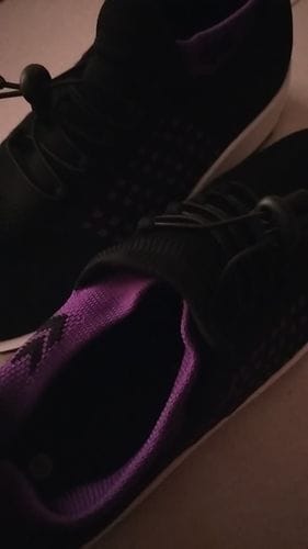 Customer photo review of Ortho Stretch Cushion Shoes - Black Purple