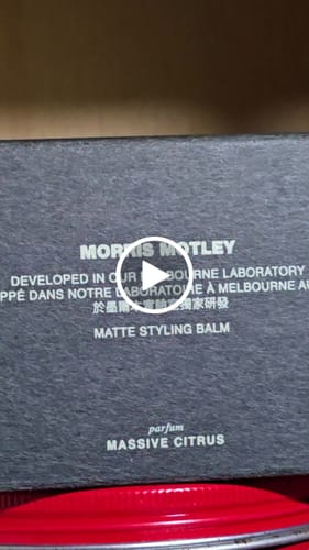 Customer video review of Morris Motley Matte Styling Balm