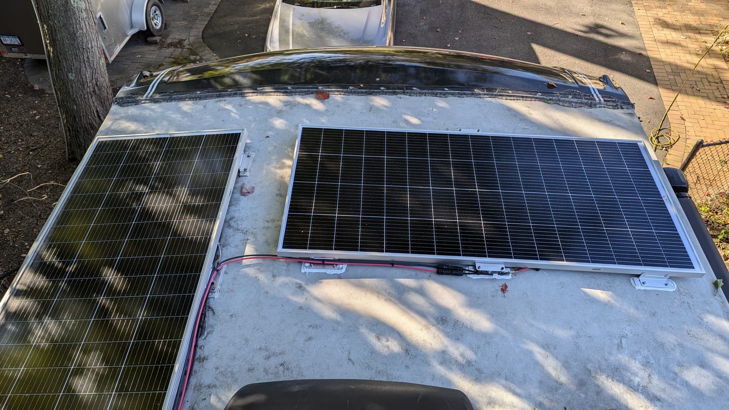 Customer photo review of MEGA 200 MAX | 200 Watt 24 Volt Solar Panel | Premium 24V Off-Grid Solar Panel for RVs, Trailers, Cabins | 25-Year Output Warranty | UL Certified