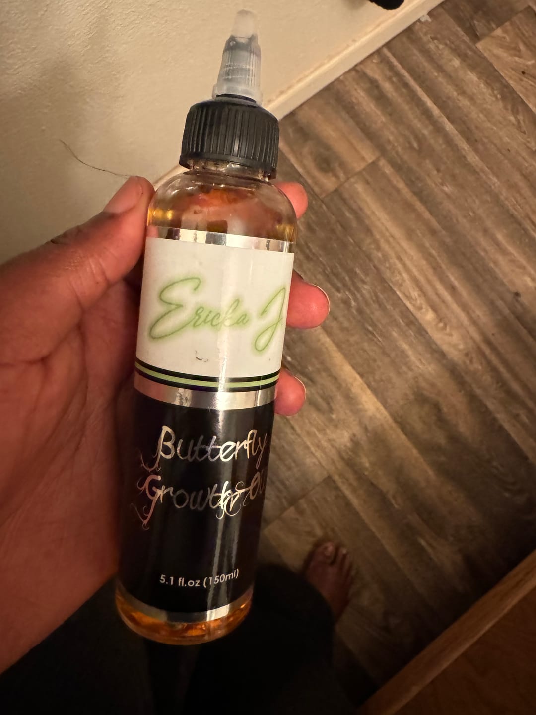 Customer photo review of Butterfly Growth™ Oil