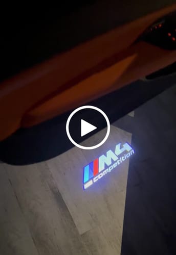 Customer video review of BMW G SERIES DOOR LIGHTS
