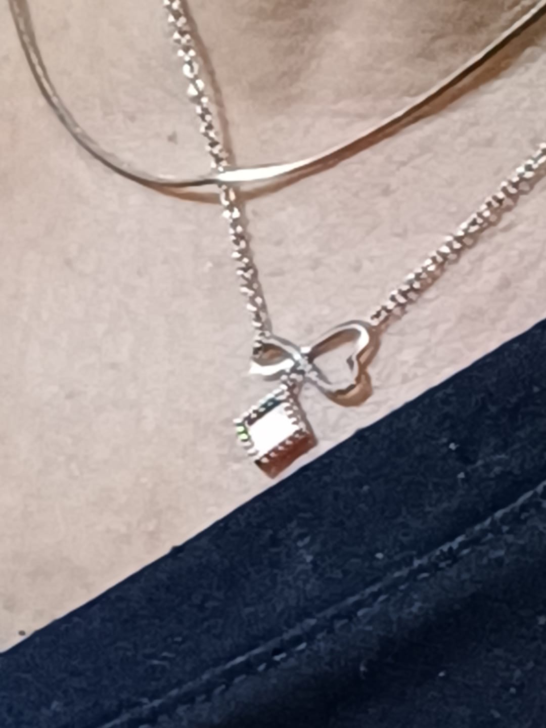 Customer photo review of Eternal Love Necklace