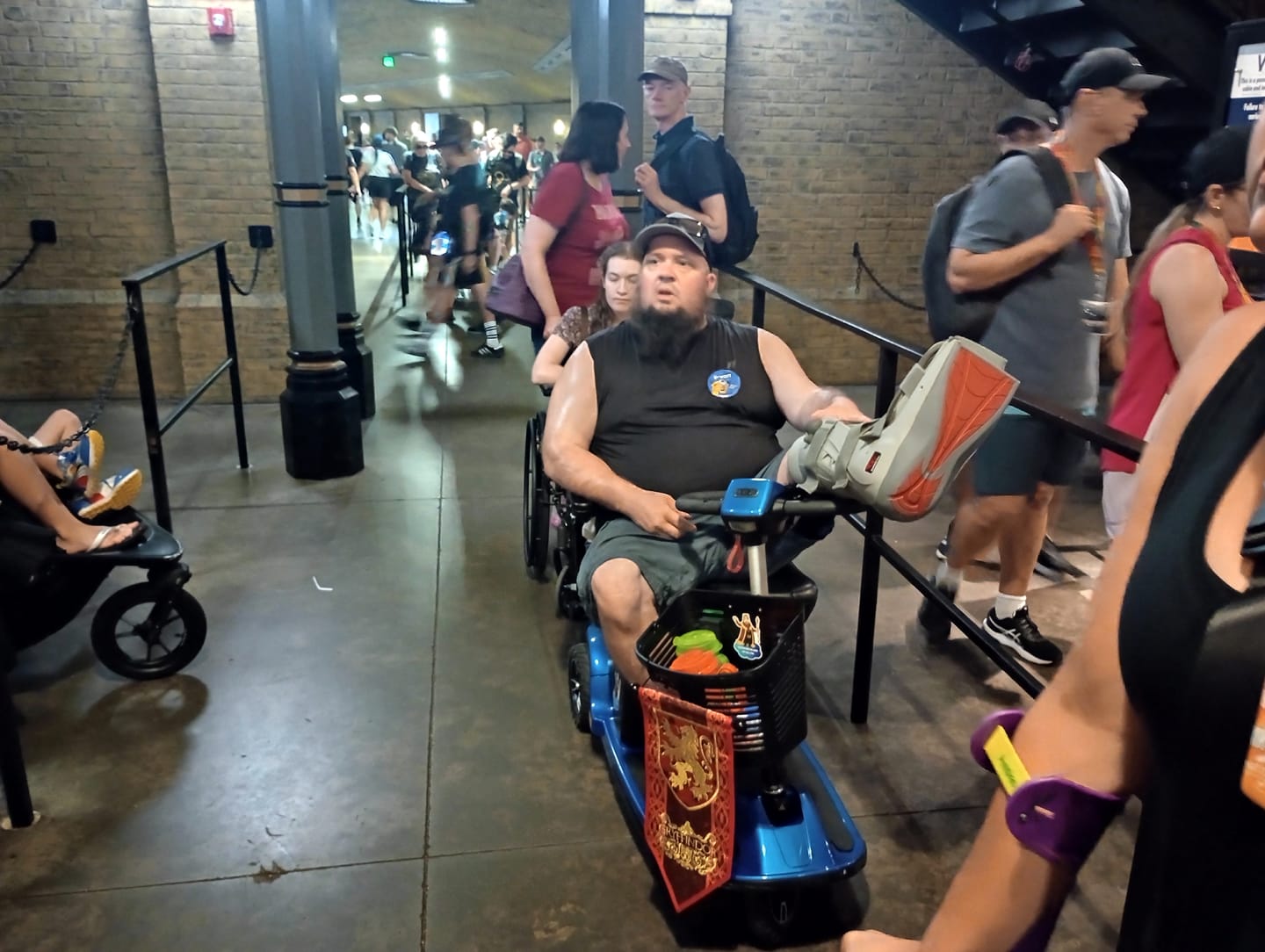 Customer photo review of Multiday Rental 4 Wheel 400 Pound Capacity Scooter