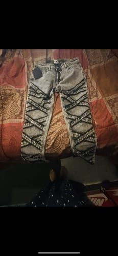 Customer photo review of X'D Out Super Stacked Denim (Grey Wash)