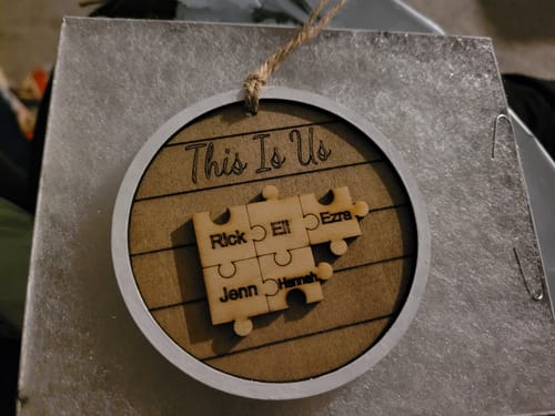 undefined review of Christmas Ornament- Family Ornament "This is Us" image 1 out of 1