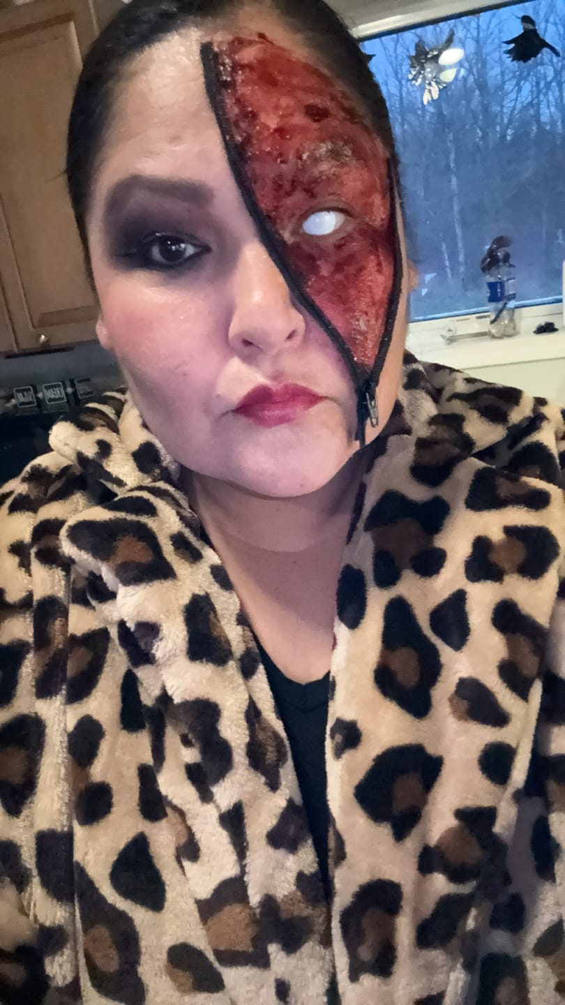Customer photo review of PRIMAL ® Sub Zero - Whiteout contact lenses