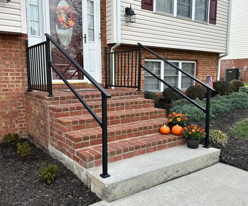 Customer photo review of Stair Handrail Kit
