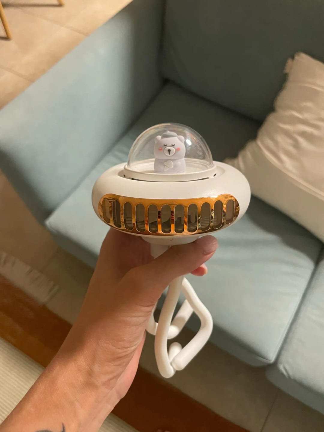 Customer photo review of Chill Bear Portable Pram Fan