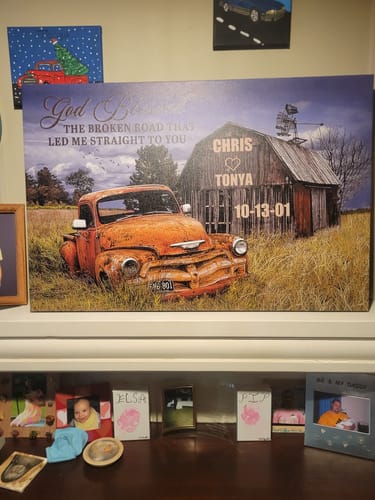 Christopher H. review of God Blessed The Broken Road Canvas Print Wall Art image 1 out of 1