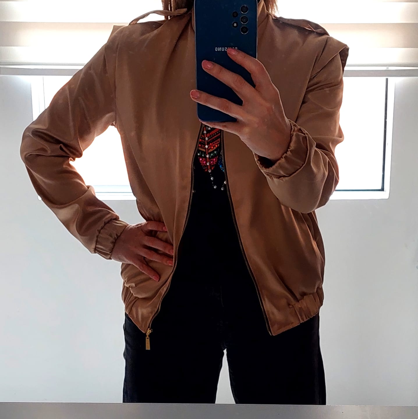 Customer photo review of Golden Jacket