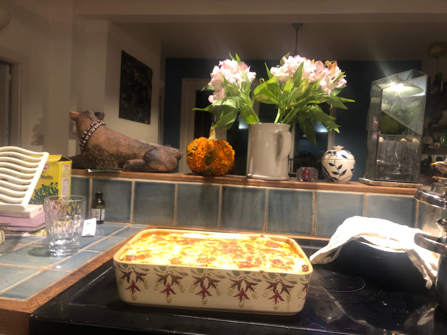 Customer photo review of Large Rectangular Oven Dish | Fuchsia