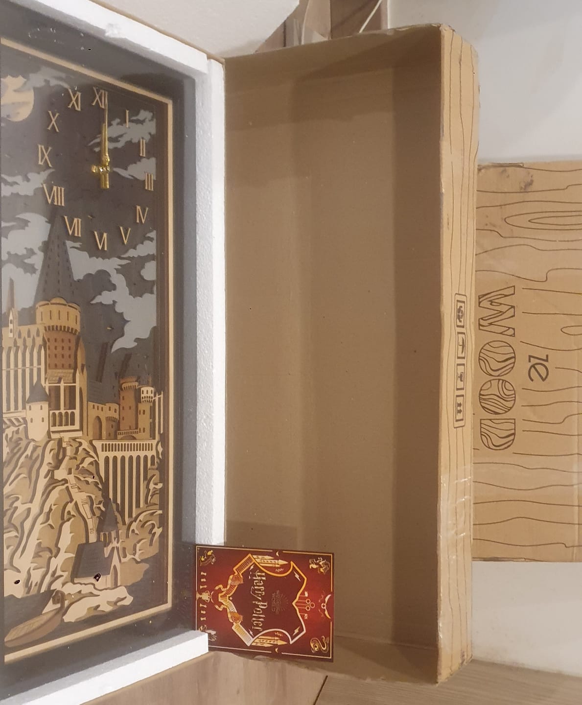 Customer photo review of HOGWARTS 3D WALL CLOCK