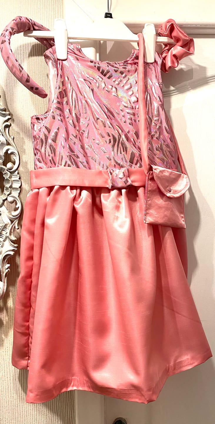 Customer photo review of Plain Shantung Satin Fabric
