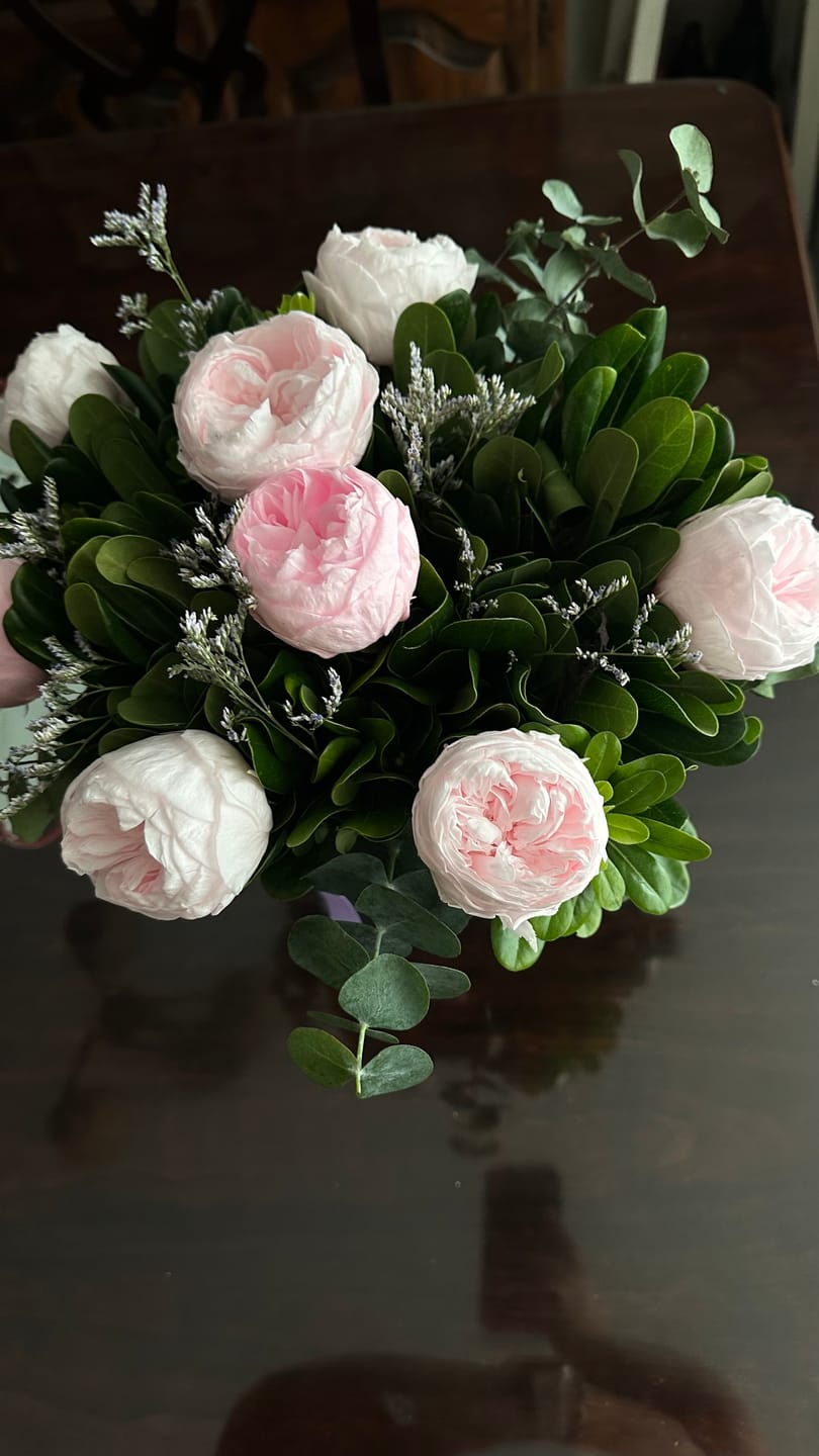 Customer photo review of Limonada Rosa - Peonia Eterna Rosa