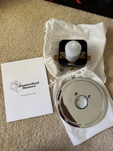 Customer photo review of 1-Handle Shower Valve with Trim Kit