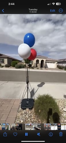 Customer photo review of Weighted Base Stand