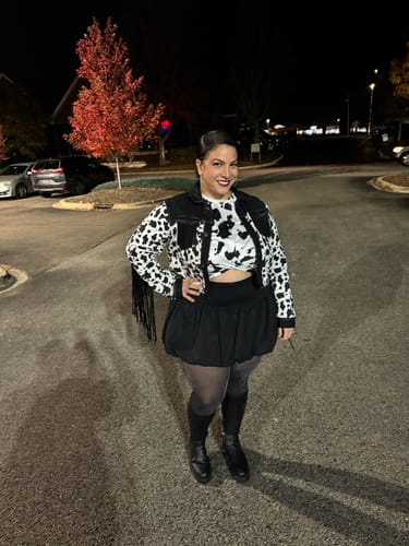 Customer photo review of PLAY - FREE HUGGING SEAMLESS TIGHTS - SHIMMER