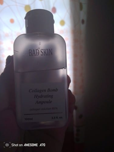 Customer photo review of Bad Skin™ Korean Collagen Bomb Hydrating Ampoule