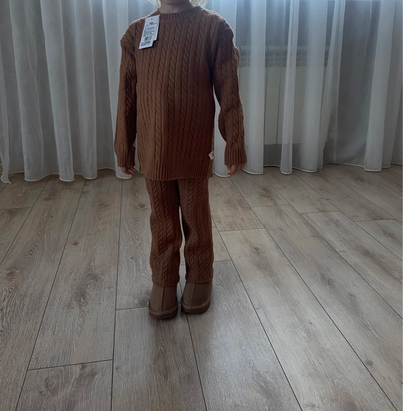 Customer photo review of Solid Knitted Lounge Set