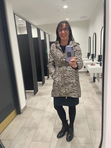 Customer photo review of Zebra Raincoat
