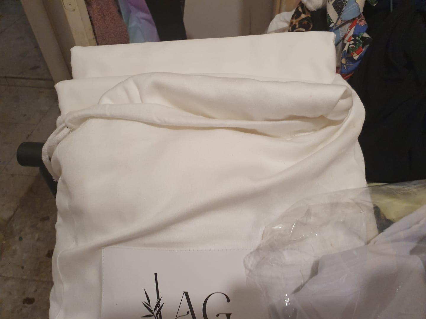 Customer photo review of סט מצעי במבוק - White